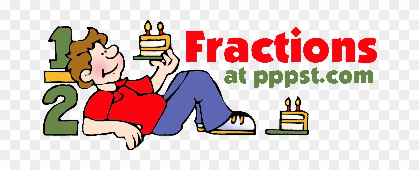 Mathematics Clipart Math Fraction - Fractions Powerpoint #1206170