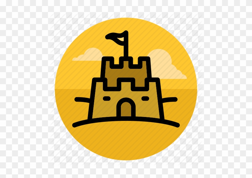 Sand-castle Icons - Sand Castle Icon #1206246