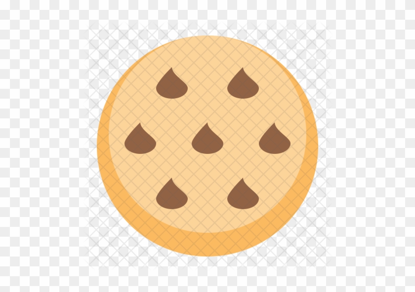 Chocolate Chip Cookie Icon - Cookie #1206372