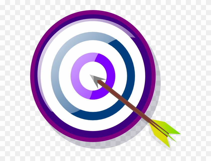 Purpletarget Clip Art At Clker - Target Clip Art #1206382