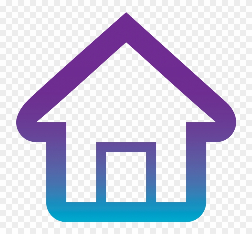 Infographic House In Purple Gradient To Blue - Blason De Lancelot Du Lac #1206460