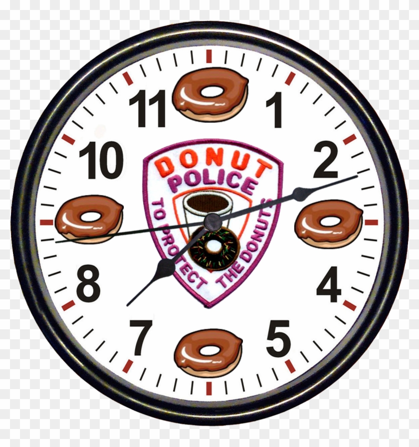 Donut Police Clock - Clock #1206490