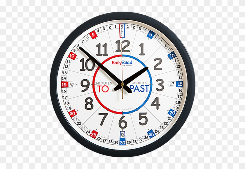 Easy Read - Wall Clock - To/past - Classroom - Read Time On Clock #1206574