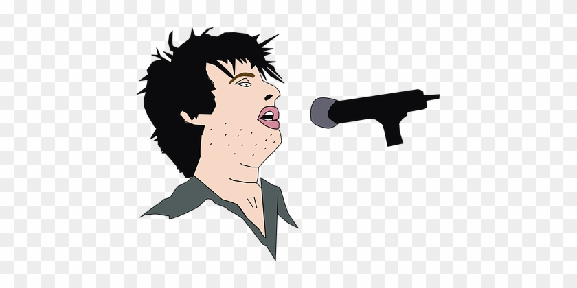 Singing Man Microphone Singer Band Musicia - Sing Clipart Png #1206587