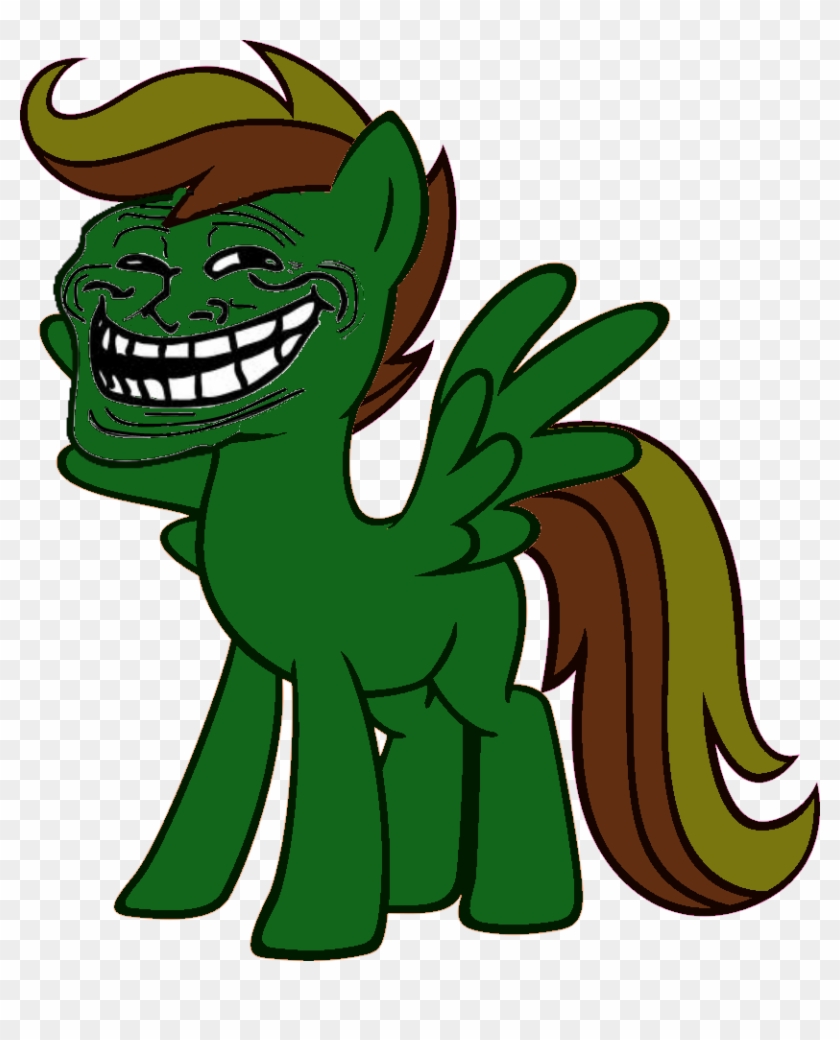 Goldenfly Troll Face By Theirishbronyx - Troll Face My Little Pony #1206590