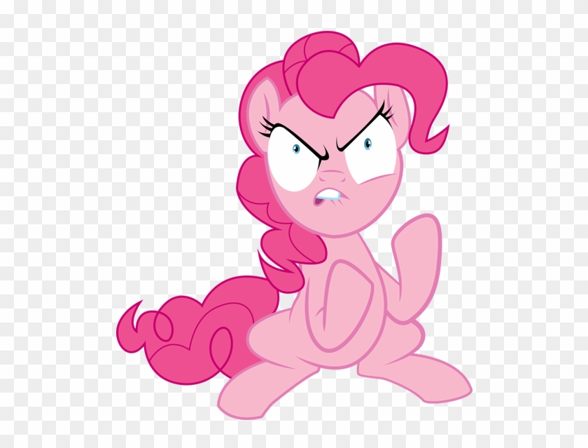 Pinkie Pie Reacting With Pinkie Promise Transparent - My Little Pony Pinkie Pie Angry #1206601