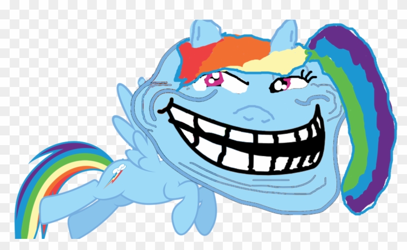 Troll Rainbow Dash By Mlp8778 - Maxpedition Troll Face (swat) Morale Patch #1206626