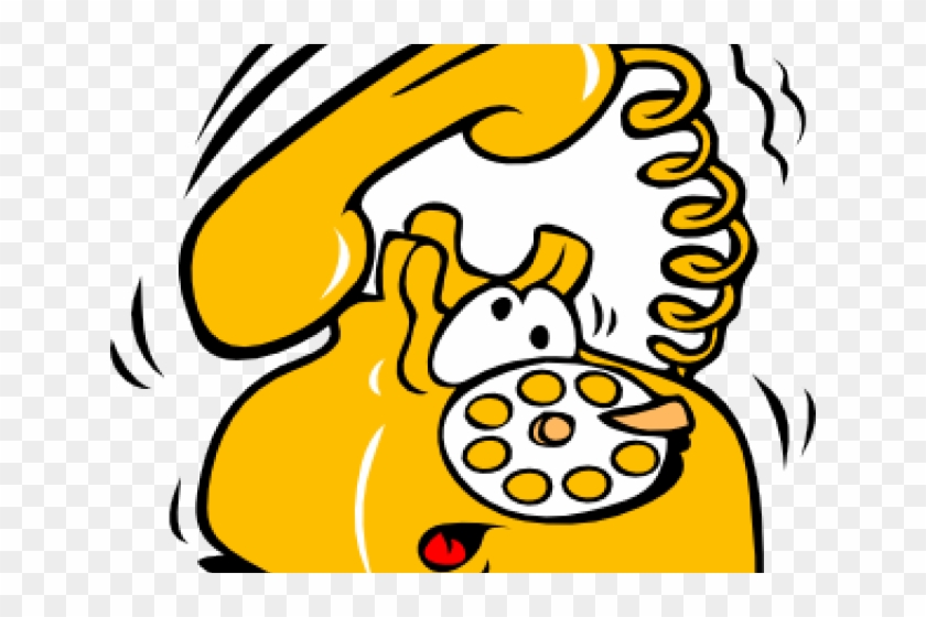 Phone Clipart Cartoon - Cartoon Telephone #1206647