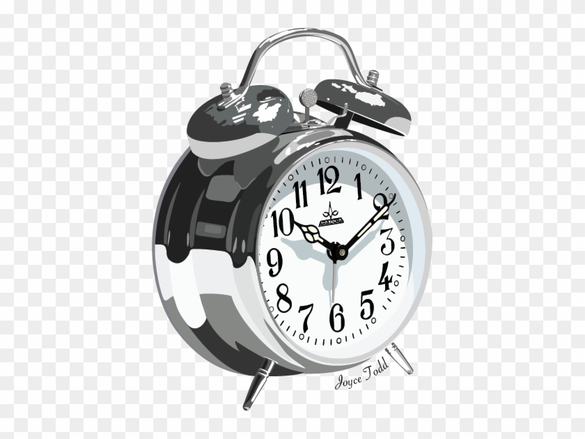 Vector Still Life Clock Illustration - Broken Watch #1206668