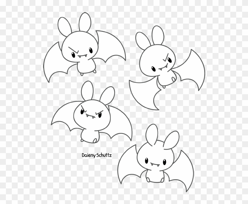 White Bat By Daieny - Digital Art #1206717