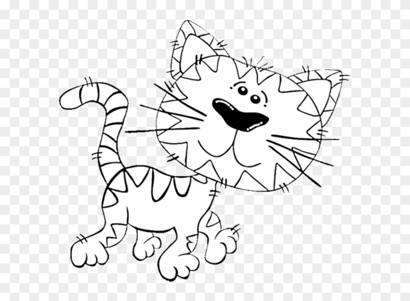 Download Hd Cartoon Cat Coloring Pages, Download Hq - Crazy Cat Budget Tote Bag, Adult Unisex, Natural And #1206719