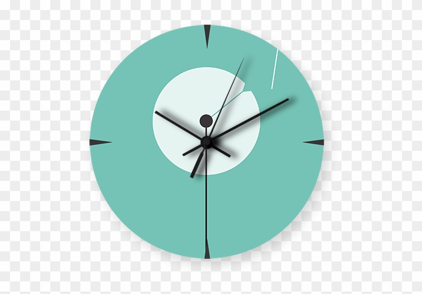 Galaxy Flower Art Printed Wall Clock - Number #1206825