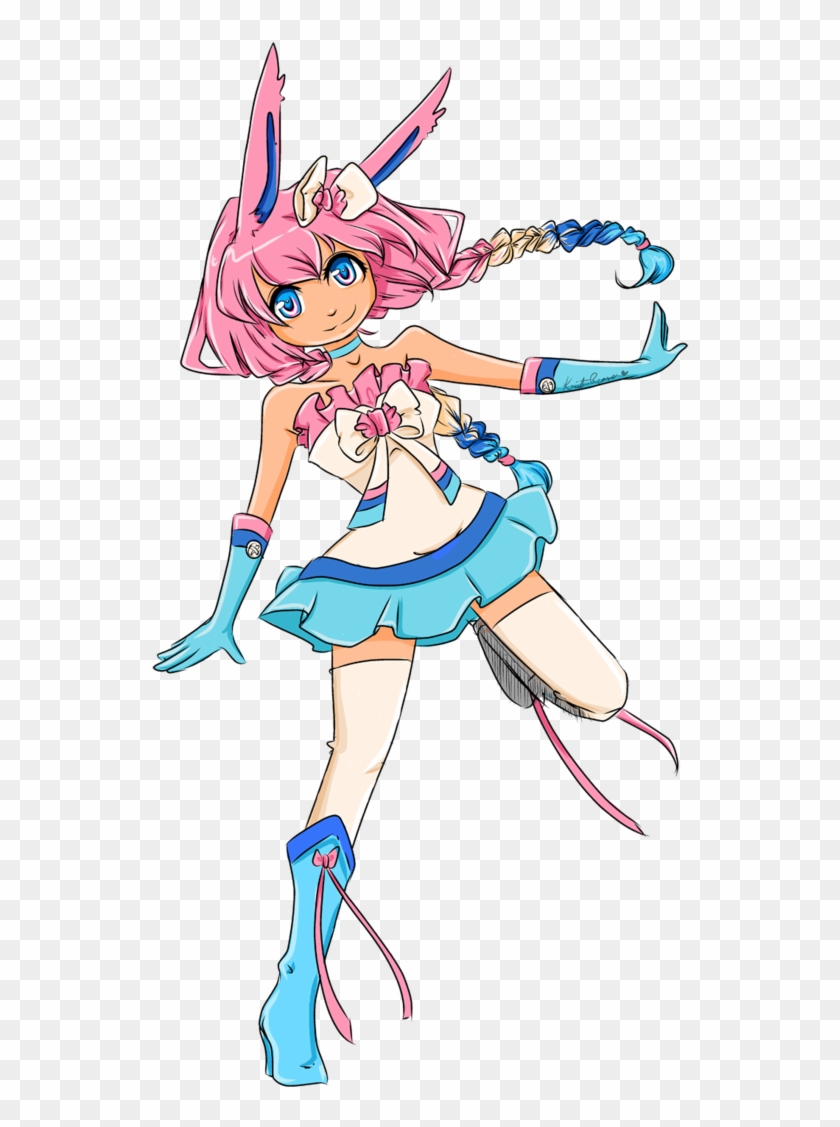 Gijinka Pokemon Sylveon - Sylveon #1206865