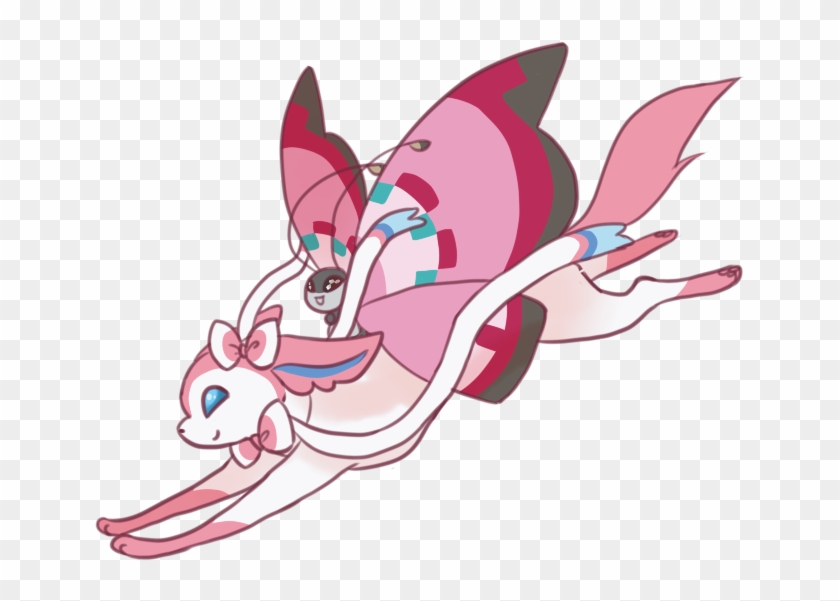 Male Sylveon Vivillon By Sliver Of Moonlight-d6hpuy6 - Cartoon #1206874