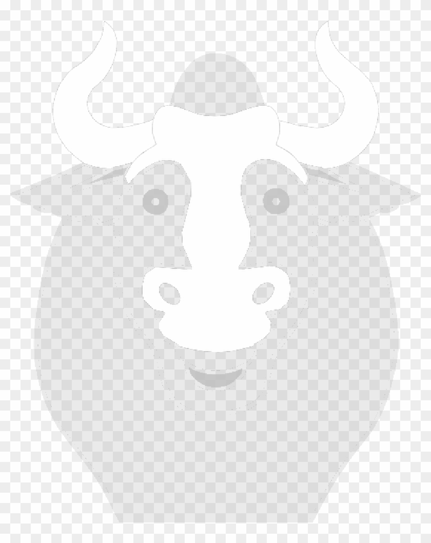 Happy, Face, Cartoon, Bull, Horns, Animal - Bull #1206907