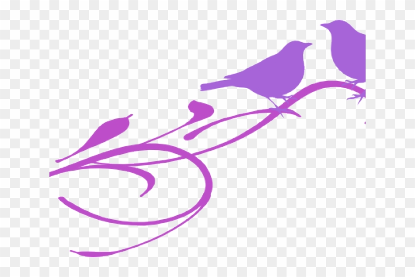 Birds Wedding Cliparts - Swirl Clip Art #1206971