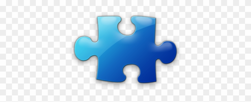 Blue Puzzle Icon Image - Blue Puzzle Piece Png #1207061