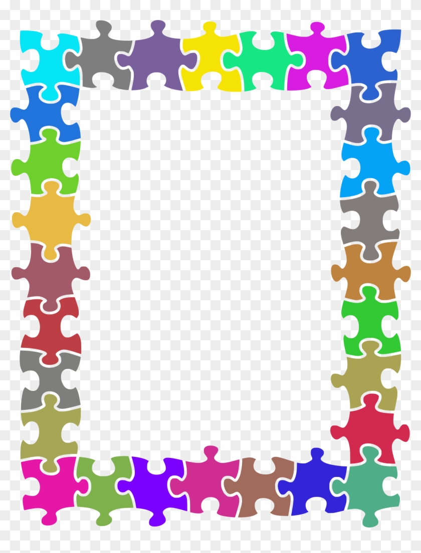 Big Image - Puzzle Frame Png #1207096