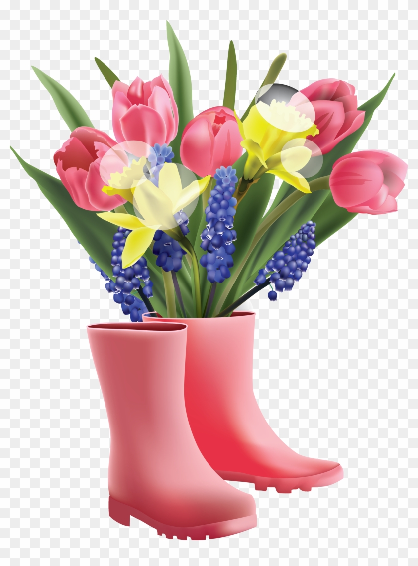 Flower Bouquet Clip Art - Tulip #1207167