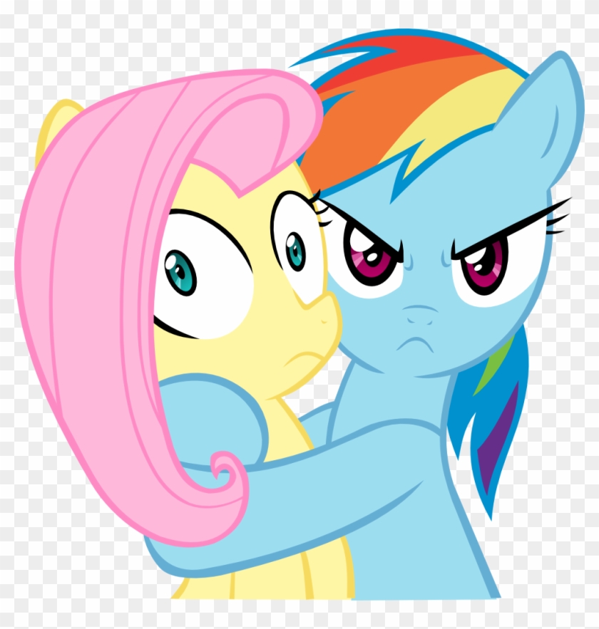 Rainbow Dash, Fluttershy And Twilight Sparkle Are Best - Rainbow Dash X Fluttershy #1207396