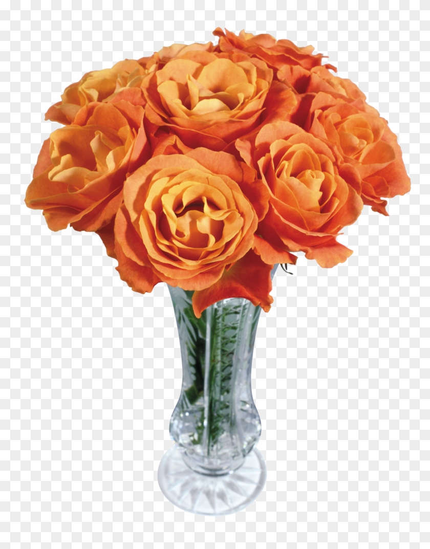 Милый Букетик В Хрустальной Вазочке - Flower Bouquet #1207412