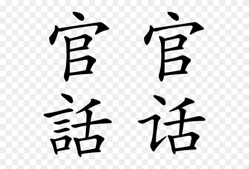 Mandarin Is The Language Of Government And Education - Chinese Language And Writing #1207451