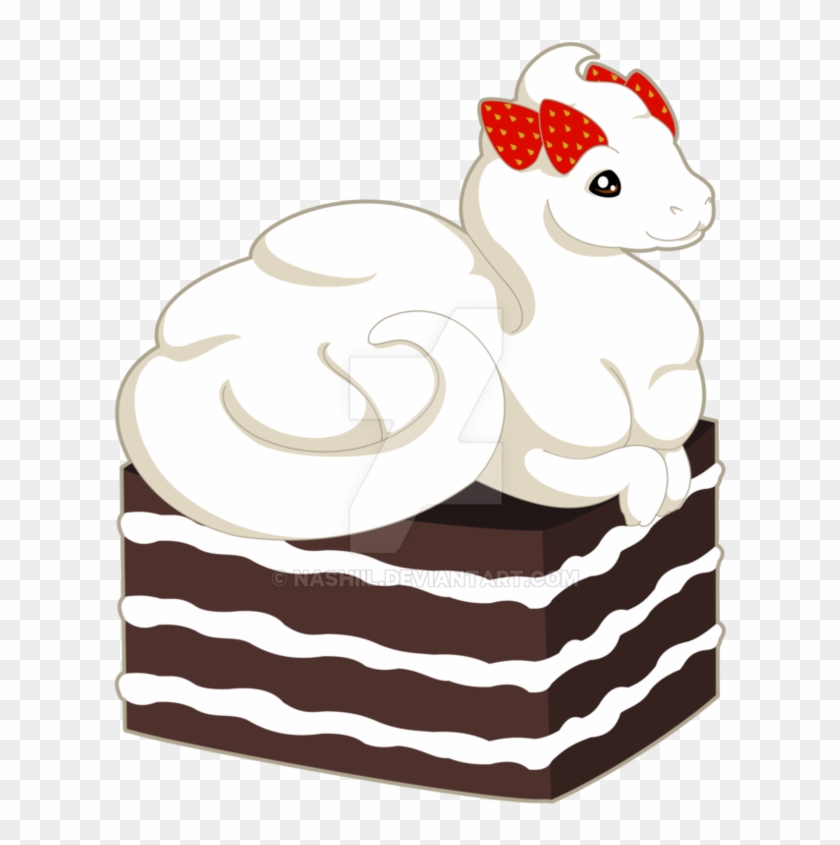 Whipped Cream Dragon By Nashiil - Whipped Cream Dragon By Nashiil #1207493