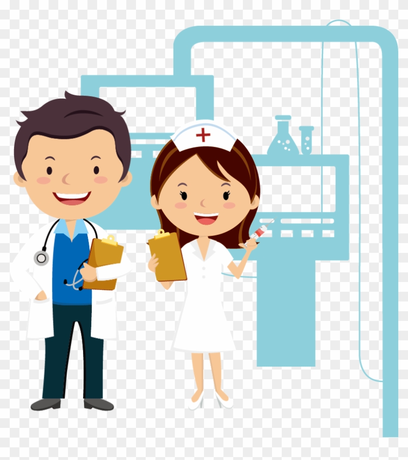Cartoon Physician Nursing - Medico Desenho Png #1207528
