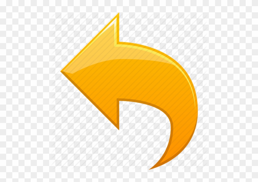 Yellow Arrow 53 Icon - Yellow Back Icon Png #1207558