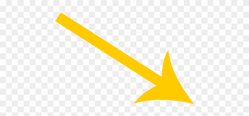 Yellow Arrow 120 Icon - Yellow Arrow Icon Png #1207559