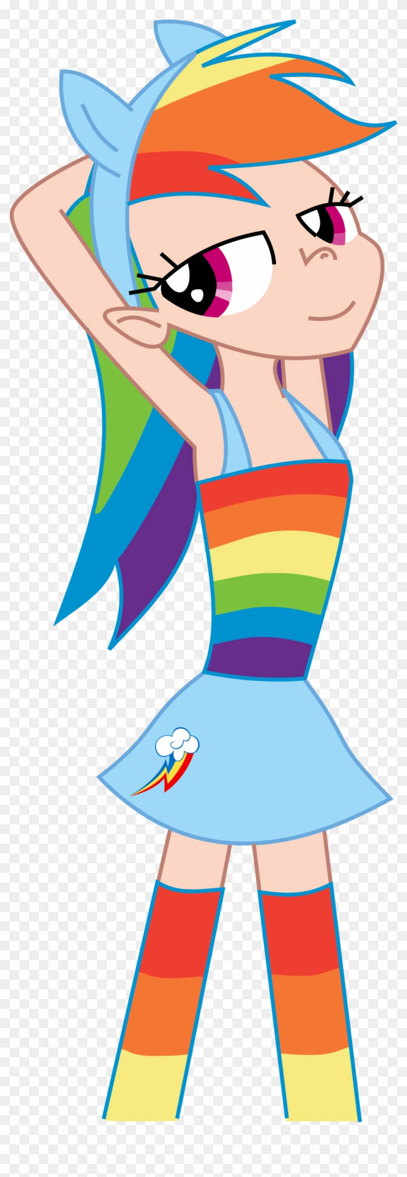 Star Butterfly And Rainbow Dash Comparison - Star Butterfly Rainbow Dress #1207675
