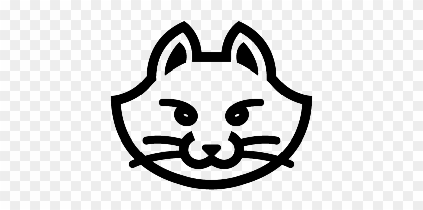 Cat Face Vector - Cat #1207747