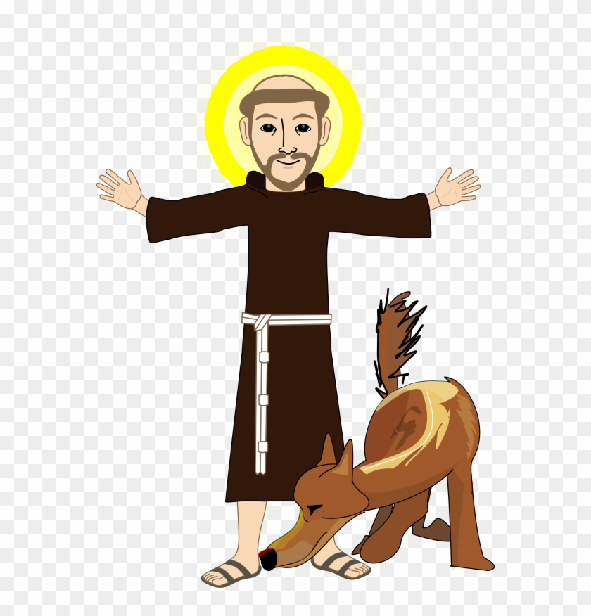 Saint Francis Of Assisi Clipart #1207786