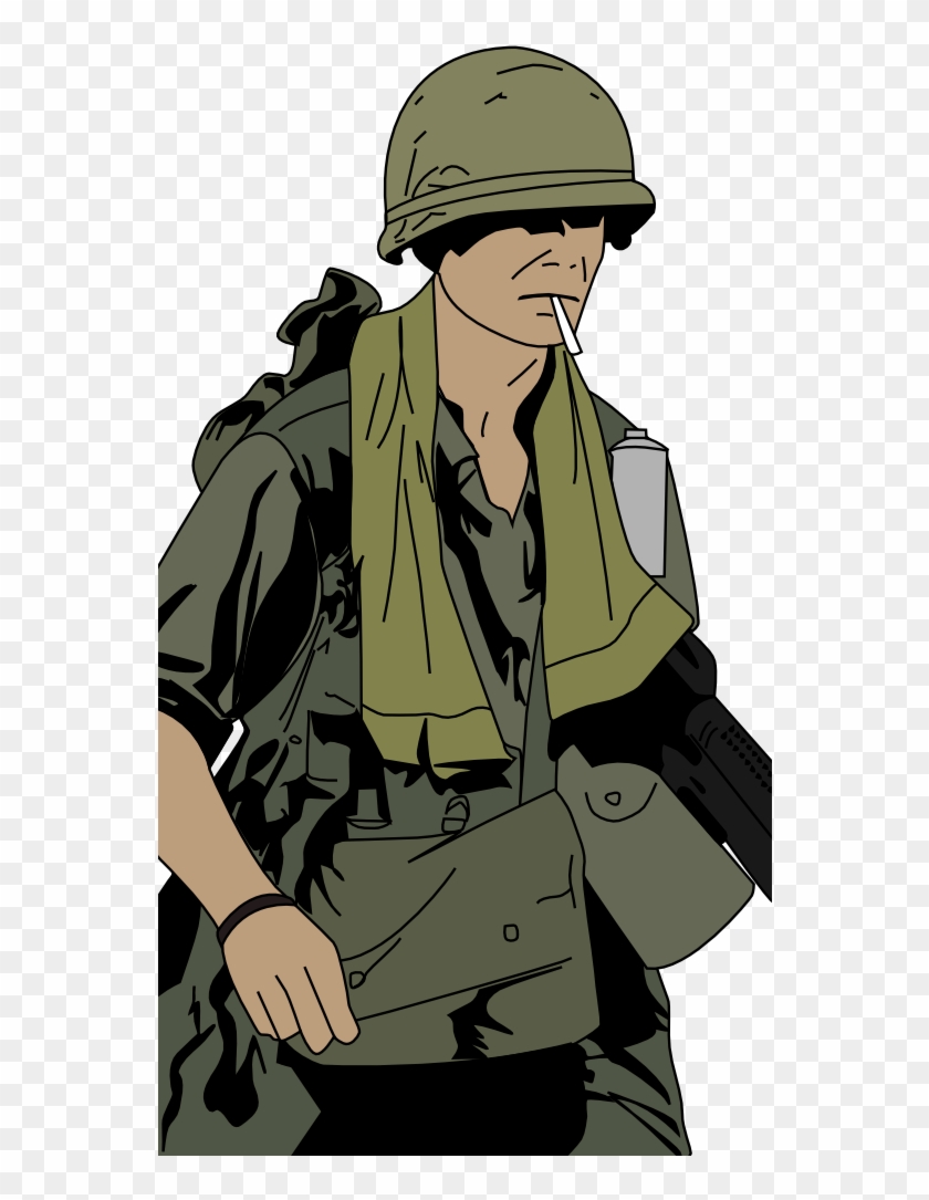 Vietnam War Us Soldier By Majorfish On Deviantart Civil - Vietnam War Soldier Png #1207800