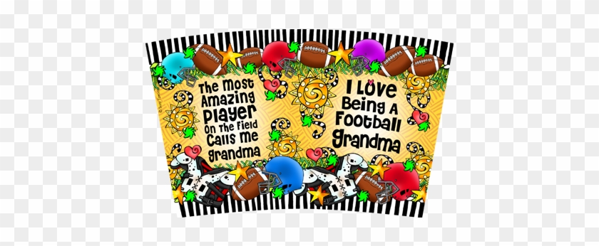 Football Grandma Stainless Steel Tumbler - 'travel Mugs By Suzy Toronto - 'the Most Amazing Player' #1207865