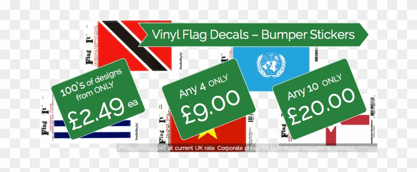 Vinyl Flag Decal Offers - United Nations #1207966