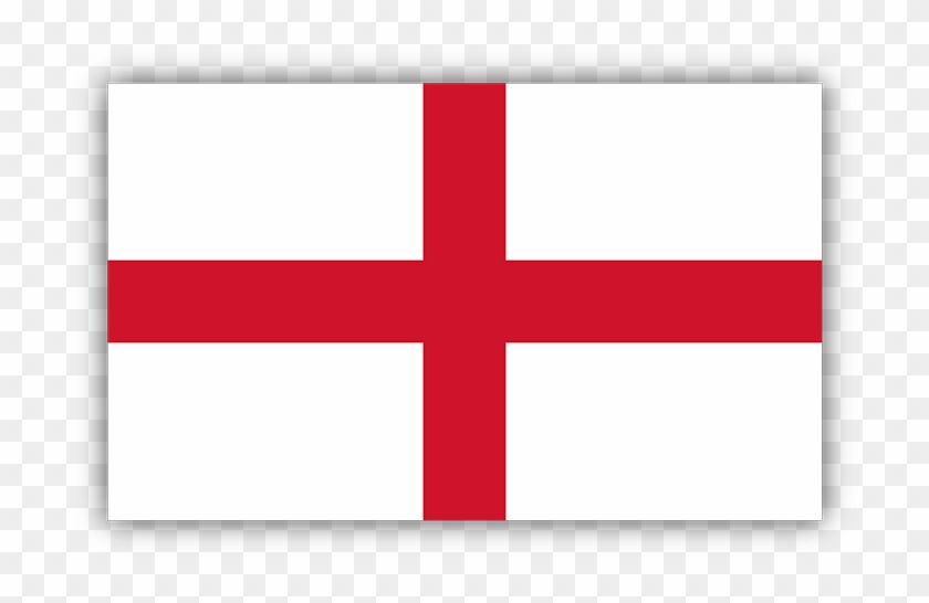 England Flag Bumper Sticker - Cross Of St George Flag #1208103