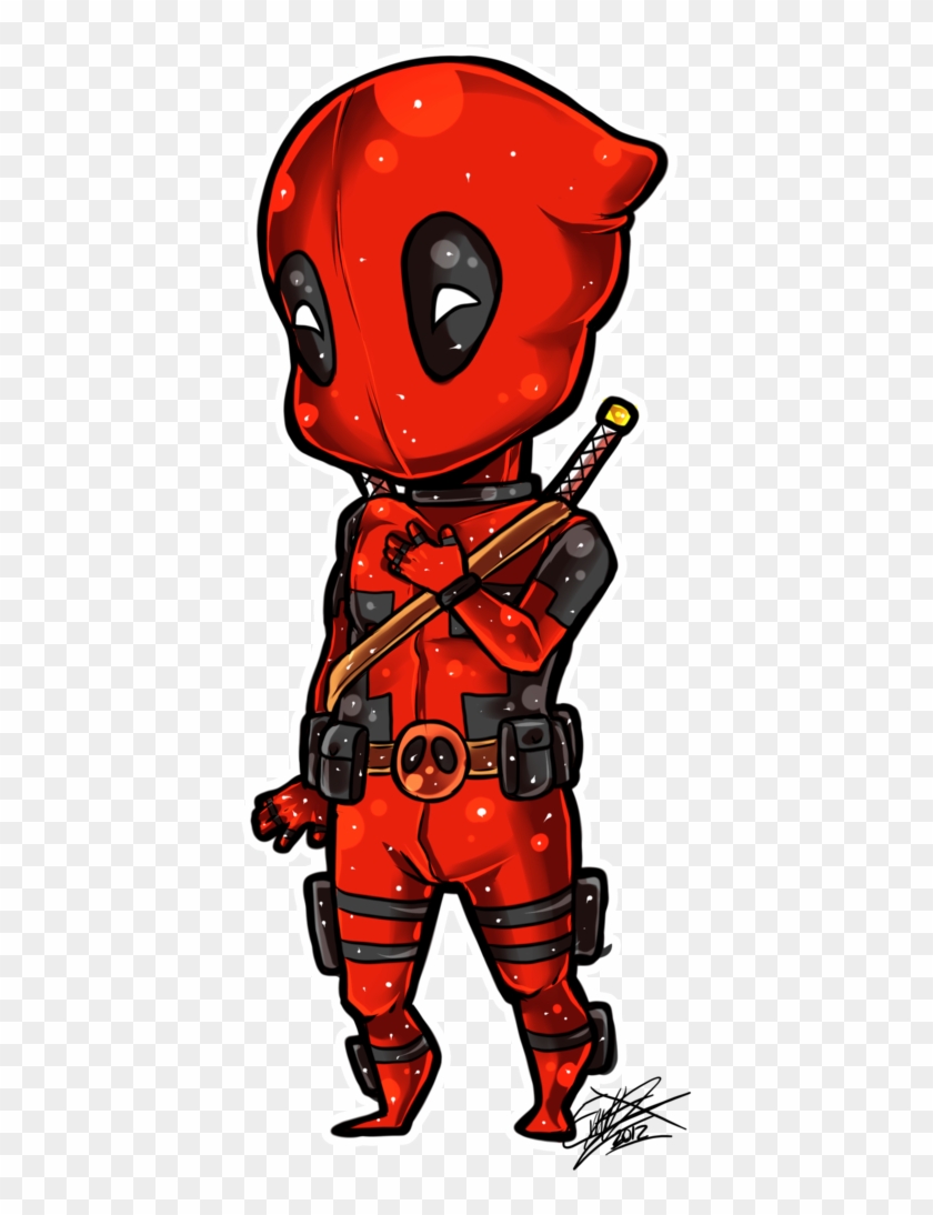 Funny Baby Girl Cartoon Download - Spiderman And Deadpool Chibi #1208264