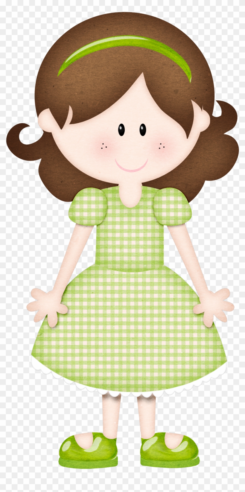 Clipart Of A Cute Cute Girl Clipart Free - Festa Junina Minus #1208420