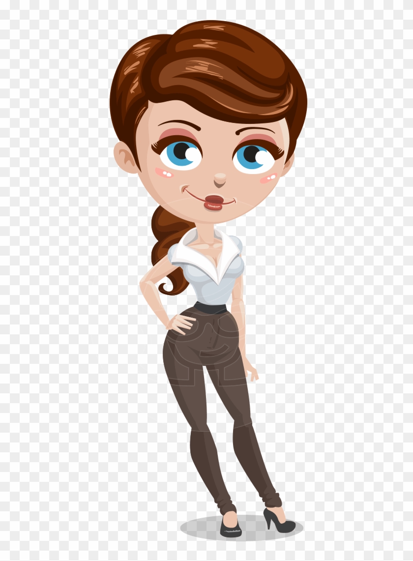 Nancy Miss Fancy - Simple Woman Cartoon Characters #1208432