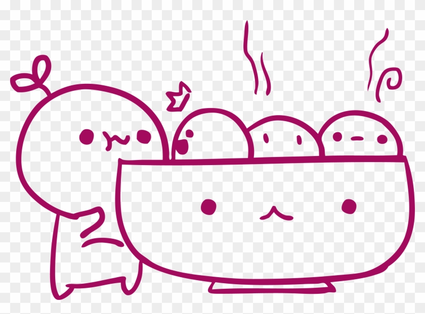 Tangyuan Stuffing Baozi Mochi Zongzi - Dumpling Chibi #1208435