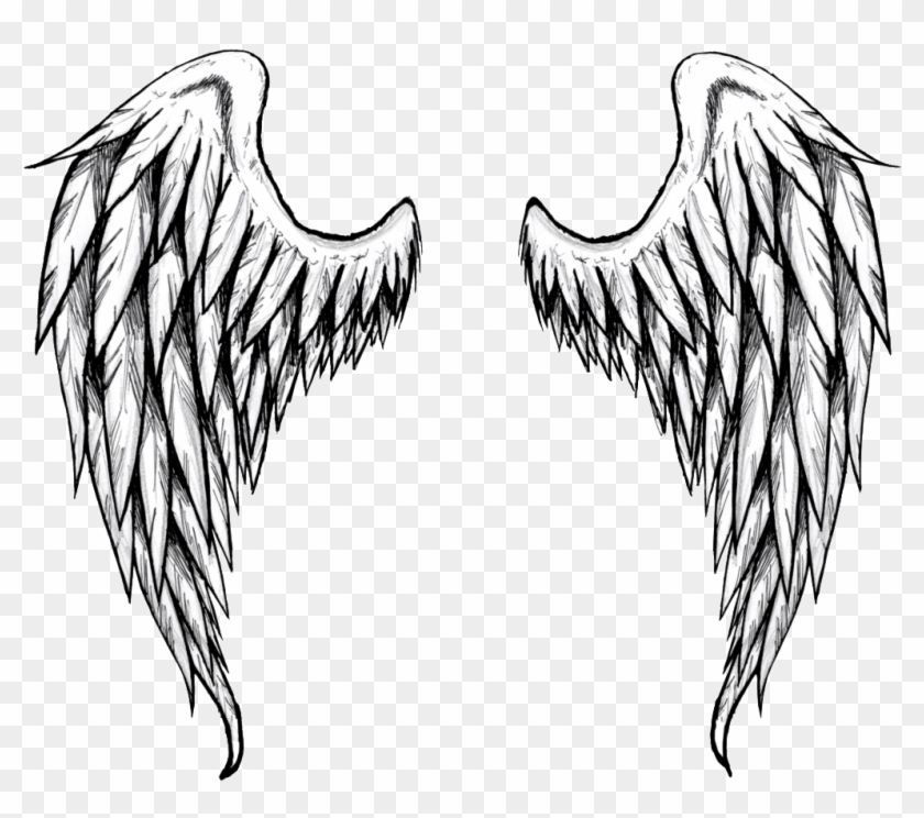 Angel Drawing Seraph Line art Sketch, winged, monochrome, fictional  Character png | PNGEgg