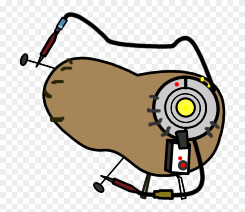 Glados Potato By Jared-cossington - Portal 2 Potato Glados Drawing #1208526