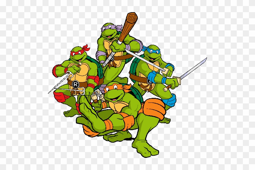 Ninja Turtles Clipart Classic - Classic Teenage Mutant Ninja Turtles Png #1208534
