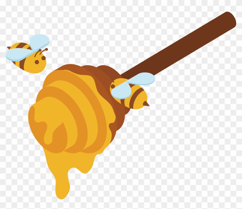 Honey Bee Insect Clip Art - Honey Bee #1208611