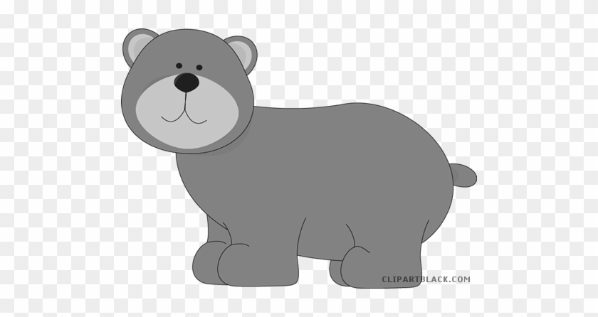 Cute Bear Clipart Black And White Panda Free Images - Clip Art #1208663