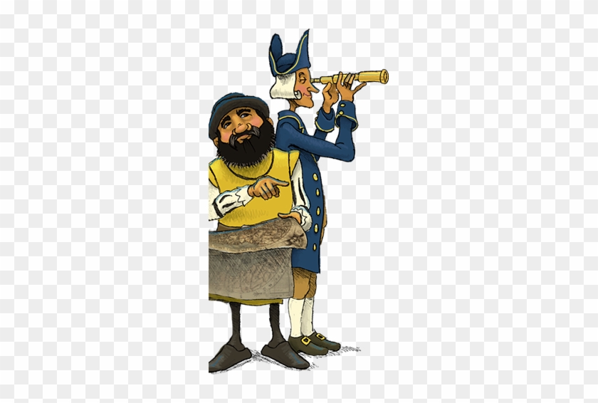 Ferdinand Magellan And James Cook Cartoon - Age Of Exploration Cartoon #1208686