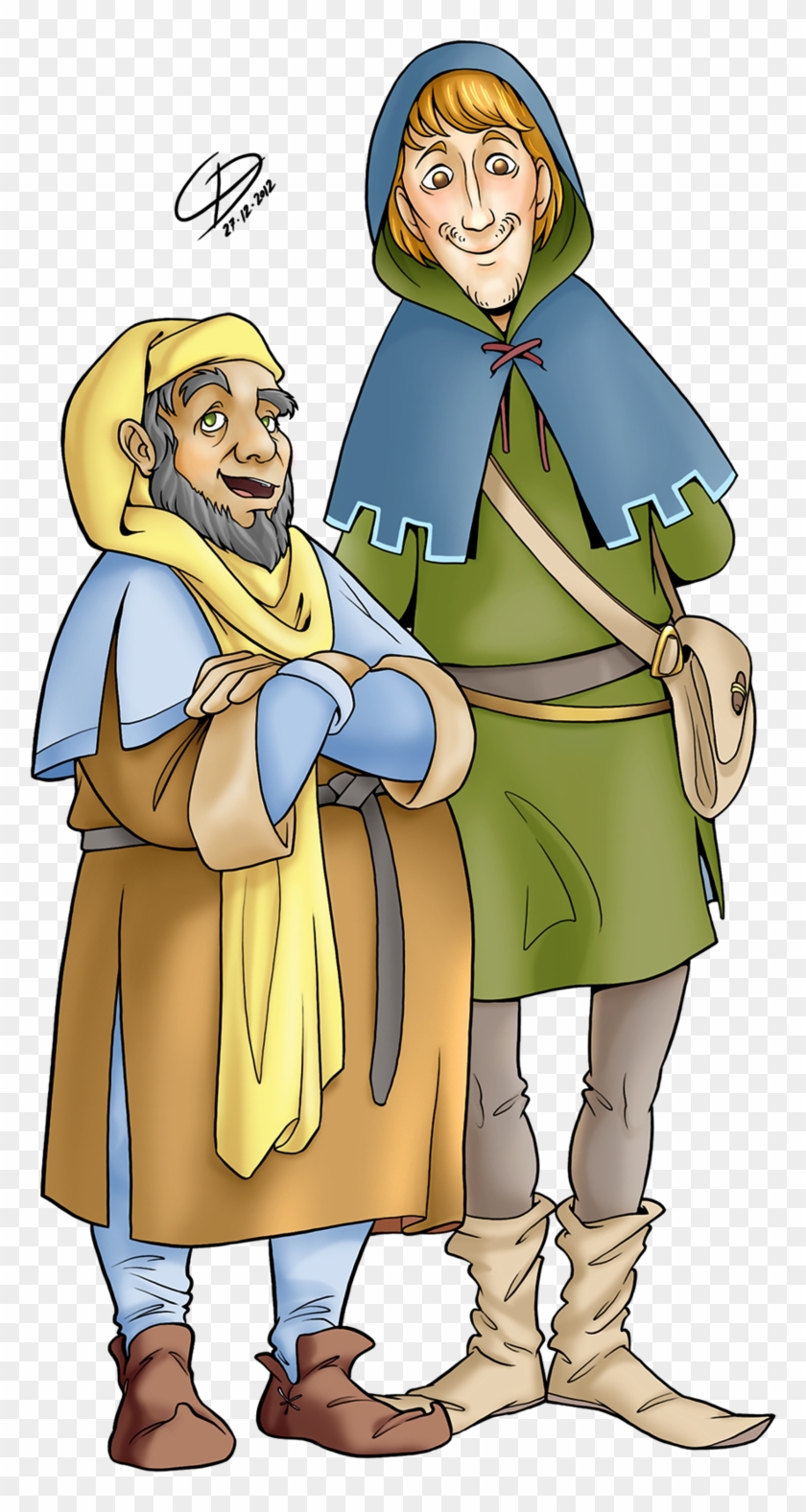 Middle Ages Medieval People Cartoon Peasant Clip Art - Medieval Peasant Clipart Transparent Background #1208692