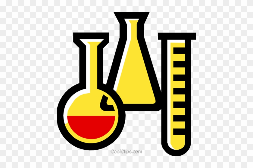 Test Tubes Royalty Free Vector Clip Art Illustration - Laboratory Apparatus Clip Art #1208805