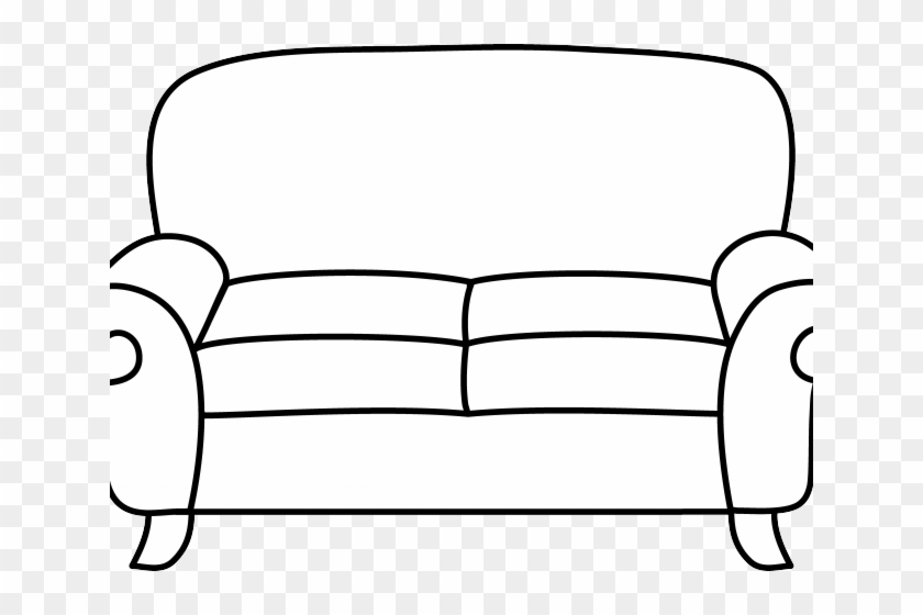 Sofa Clipart Comfy Couch - Couch Clipart #1208928